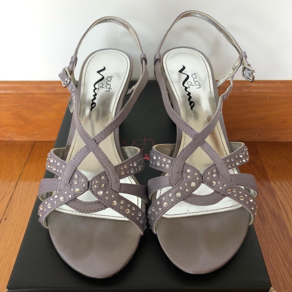 Silver High Heels